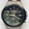 Used Working item CITIZEN ATTESA Eco Drive wristwatch black dial date