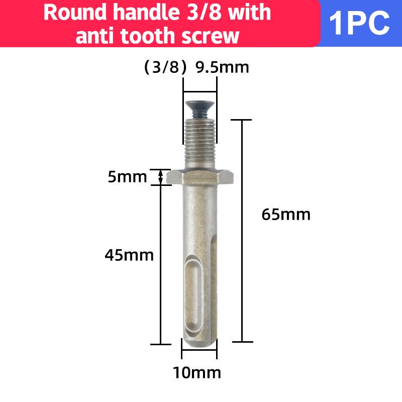 Bohrfutter Schnellwechseladapter 1/2 3/8 Gewinde Schlagschrauber Umbau Sds-Plus Sechskantaufnahme Vierkant Weiblicher Adapter