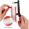 12cm2 Pieces Kite String Reel Winder Kite Line Winder Winder Handle Wheel String Flying Tools With 100m Line Outdoor Kite Accessories Red