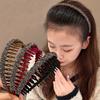 Flocking Bezel Hair Hoops For Women Ladies Solid Color Toothed Non-Slip Headband Hair Band Hair Accessories