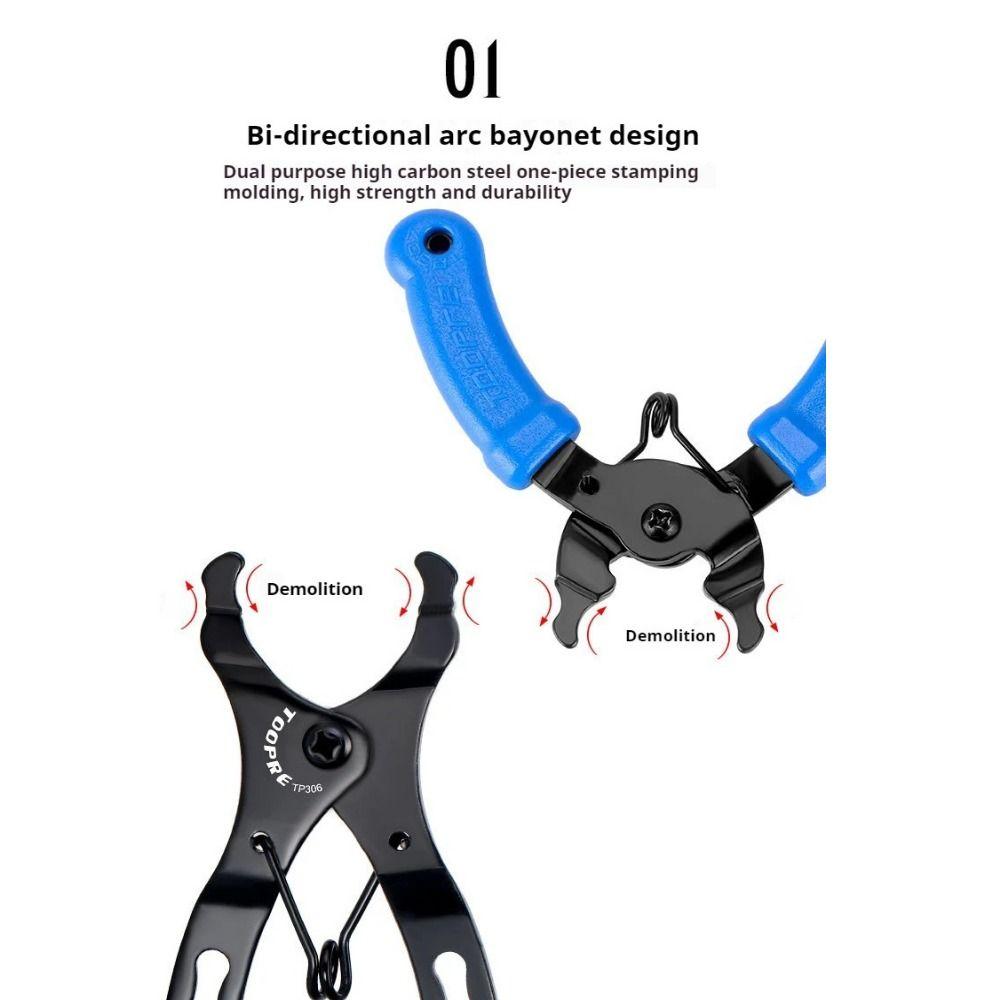 New Steel Bike Chain Quick Link Tool Mini Mountain Bike Quick Removal Chain Clamp Pliers Durable Install Plier Repair Tools