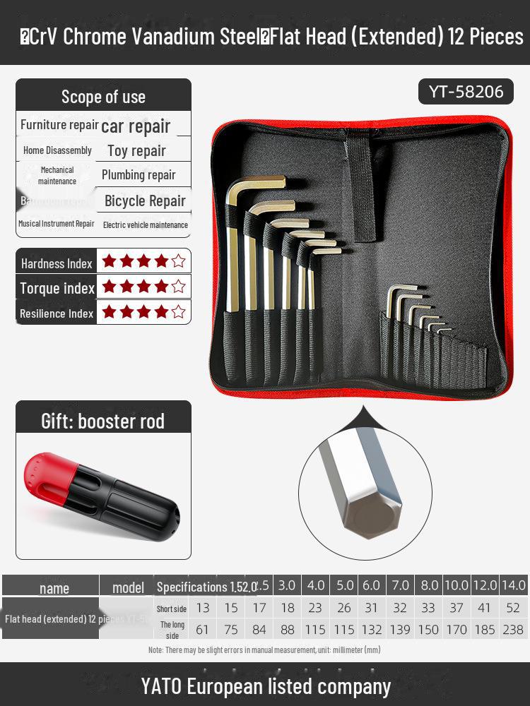 Yiertuo Hexagonal Wrench & Screwdriver Set