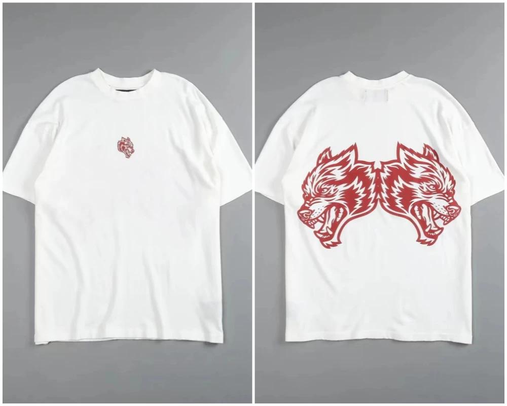 WOLVES CLUB Sportovní Vintage Dámská Trička Gym Kulturistika Oversized Pánské Oblečení Letní Fitness Tričko Cvičení Darc Sport Trička