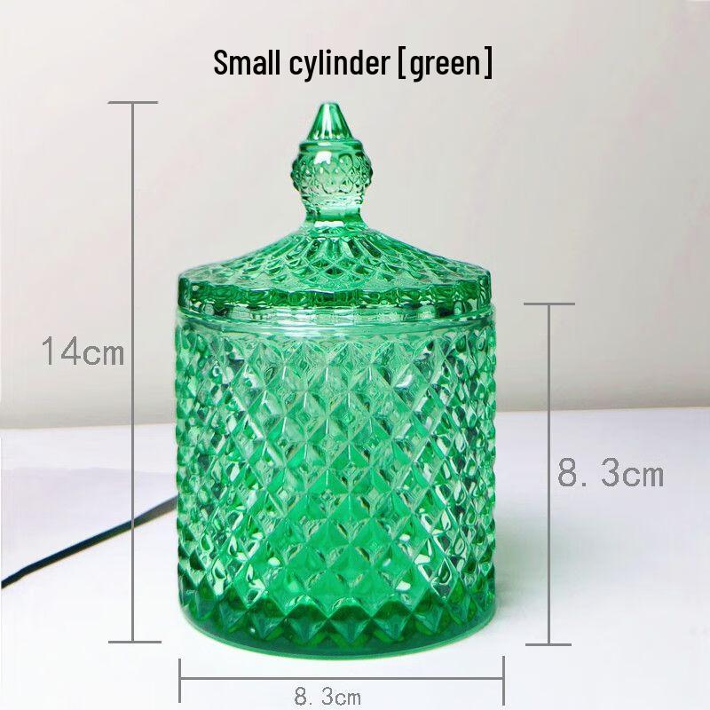 Elegant Crystal Glass Storage Jar Set