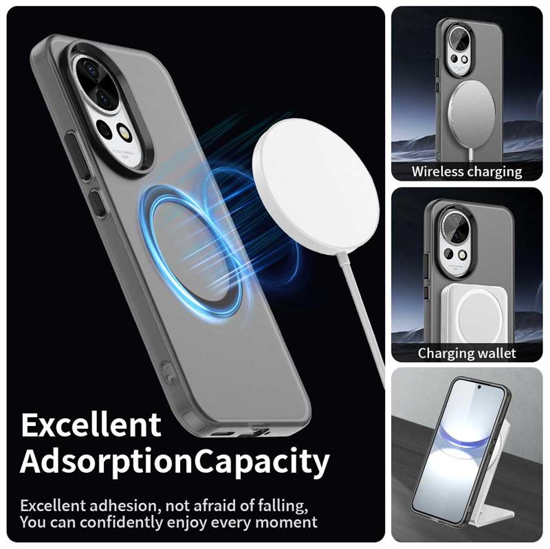 Transparent Case For Huawei Nova 13 Case For Huawei Nova 13 Magnetic Adsorption Wireless Charge Cover For Huawei Nova 13 Case