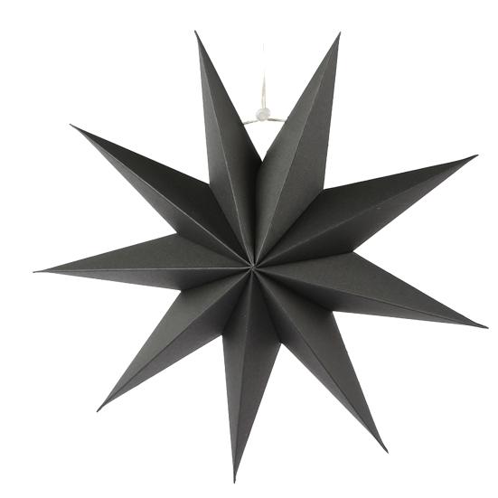 30cm Nine-pointed Star Paper Kid Room Hanging New Year Party Ornament Decor