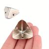 8 Pcs Silver Cabinet Trunk Corner Protector Furniture Case Box Corner Edge Safety Guards Box Legs Decor Home Hardware Tools