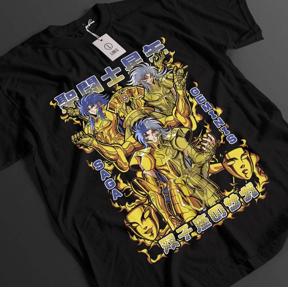 Saint Seiya Shirt Shiryu Tshirt Hyoga TShirt Shun Top Ikku Anime Graphic Tee
