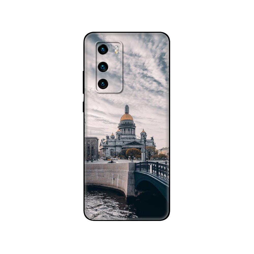 

Черный чехол из ТПУ для Huawei P30 Lite P30 Pro P40 чехол для Huawei P40 LITE EP Smart Case Cover русский Москва Санкт-Петербург huawei P Smart 2020