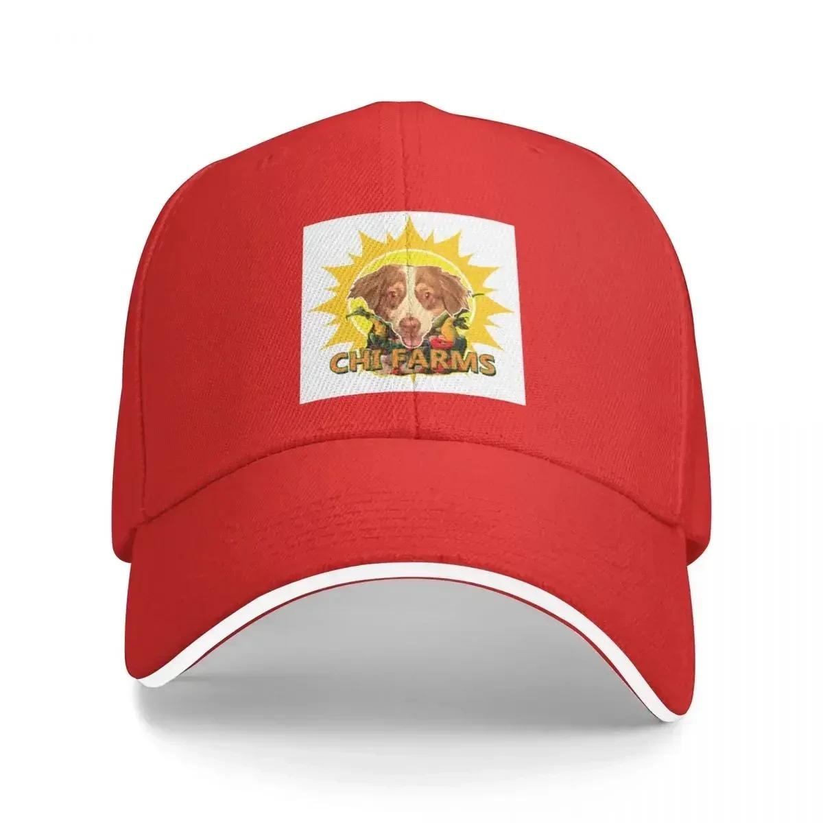 Chi Farms Logo Baseball Cap cap dropshipping Fashion beach Unisexs baseball cap Womens Adjustable