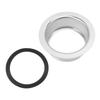 Extended Sink Flange Stainless Steel Silver Garbage Disposal Sink Flange Replacement for Kitchen