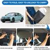 Aokway Car Windshield Sun Shade – Foldable Sun Shade Keeps Your Vehicle Cool | UV Blocker | Sun Protector With Storage Bag (M:55.1X 27.6 Inches)