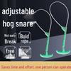 Veterinary Stainless Steel Pig Restraint Device with Switch and Muzzle Rope