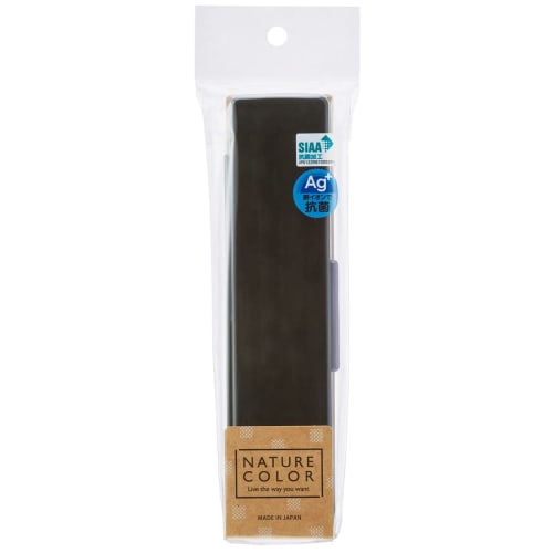 Skater Combi Set Antibacterial Chopsticks Spoon Set Chopsticks 21cm Rich Black CCS45SAAG-A