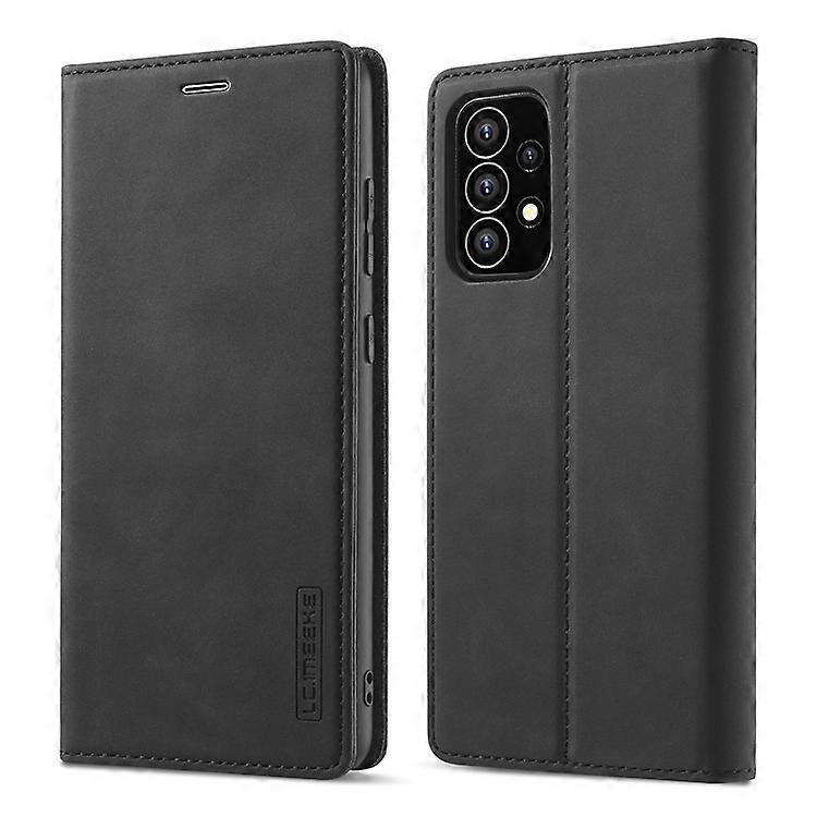 LC.IMEEKE Strong Magnetic Auto Closing PU Leather + TPU Stand Wallet Phone Case Phone Shell Compatible For Samsung Galaxy A53 5G