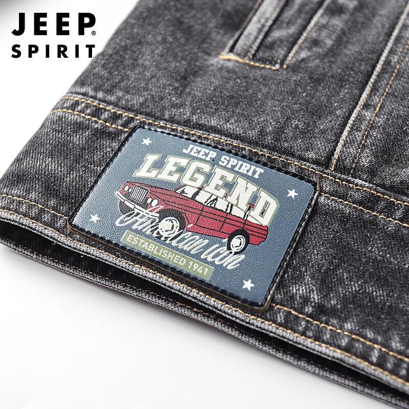 JEEP SPIRIT Men's Casual Denim Workwear Jacket