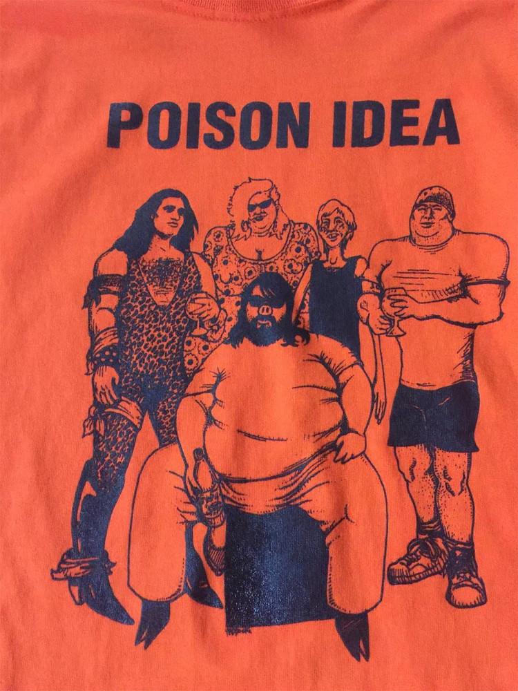 

Poison Idea Shirt Top tee Shirt ORANGE Size S-4XL Unisex T-Shirt L