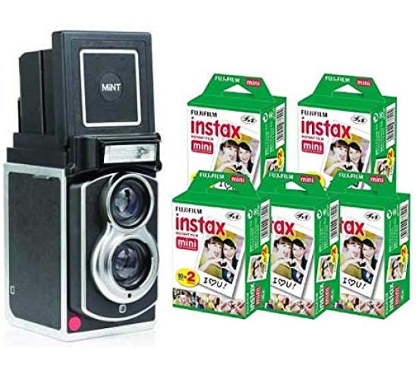 

Introducing the reflex camera Flex with 100 sheets of film twin-lens Instax! [Instant TL70]
