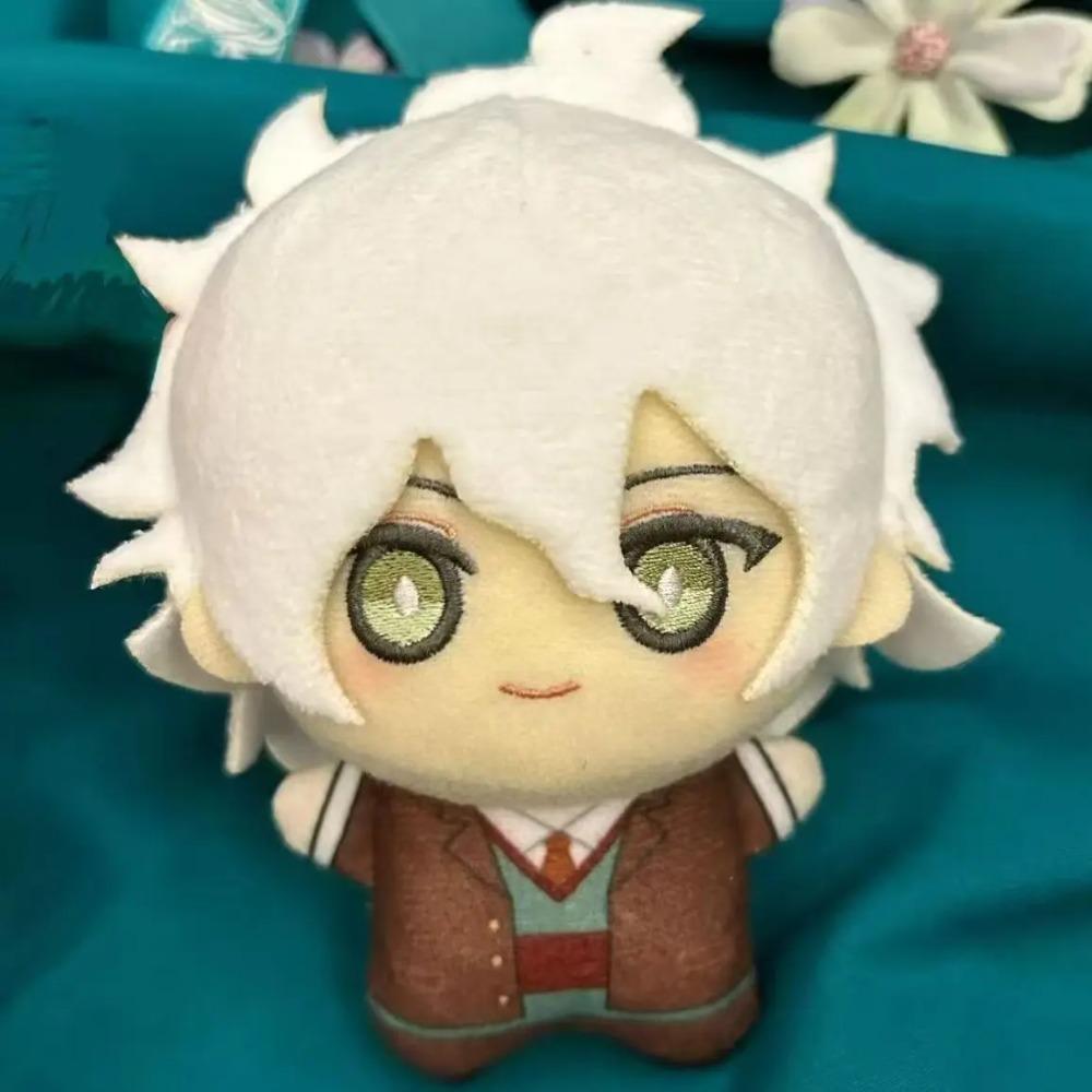 10CM Anime Danganronpa Stuffed Plush Naegi Makoto Nagito Komaeda Printed Body Soft Adorable Starfish Doll Pendant KeyChain Gifts