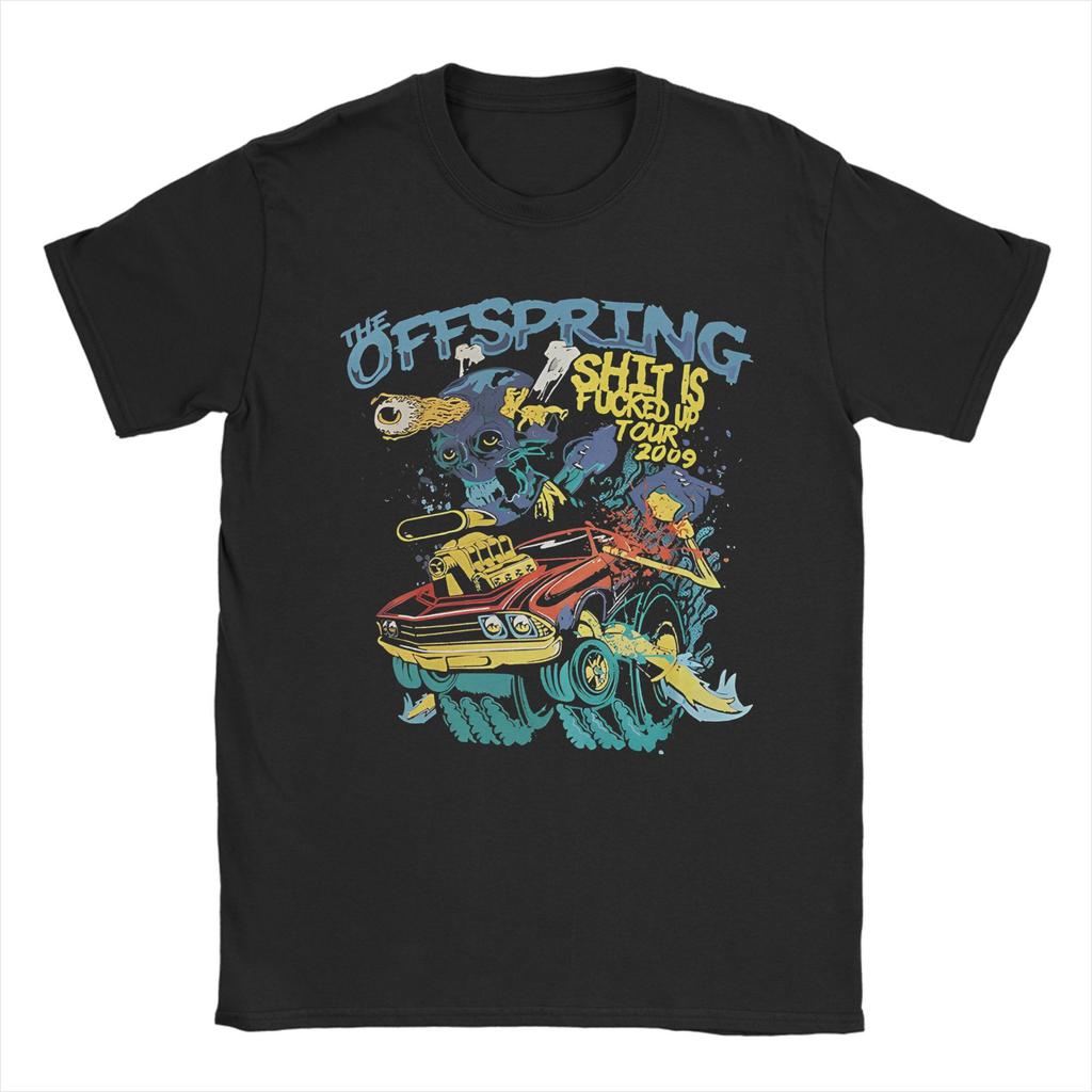 The Offspring Music T Shirts for Men Women Cotton Novelty TShirts O Neck Tee Shirt Short Sleeve Clothes New Arrival