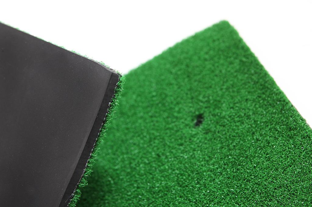SCGEHA Golf Shot Practice Mat, Thick 60cm x 30cm, 1cm Thick, Artificial Turf, Includes 2 Tees