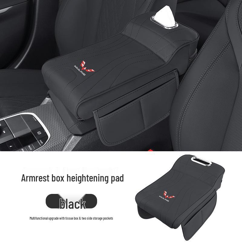 Wuling Bingo Mini Car Tissue Holder & Armrest Pad for Starlight S & Macaron Bingo Plus