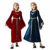 Halloween Children's Costumes Renaissance Medieval Dresses Children's Vintage Court European Girls Farm