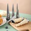 Stainless Steel Croissant Molds Non-Stick Cone Tube Baking Molds for Croissants Cream Danish Pastries Kitchen Baking Tools JXB