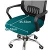 Office Seat Cover Thickened Simple Chair Cover Elastic Home Stool Cover Fabric General Computer Swivel Chair Cover