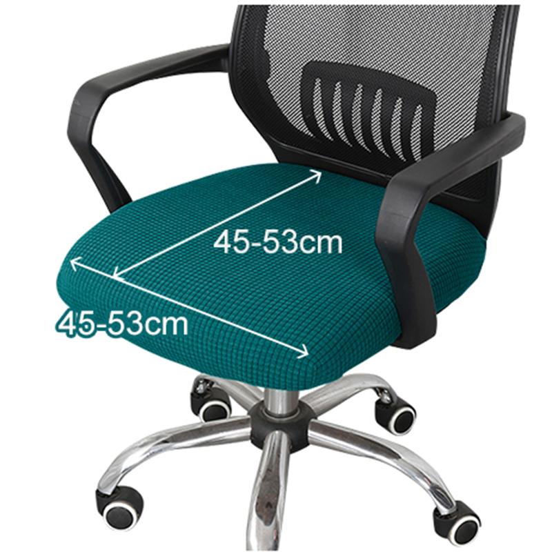 Office Seat Cover Thickened Simple Chair Cover Elastic Home Stool Cover Fabric General Computer Swivel Chair Cover