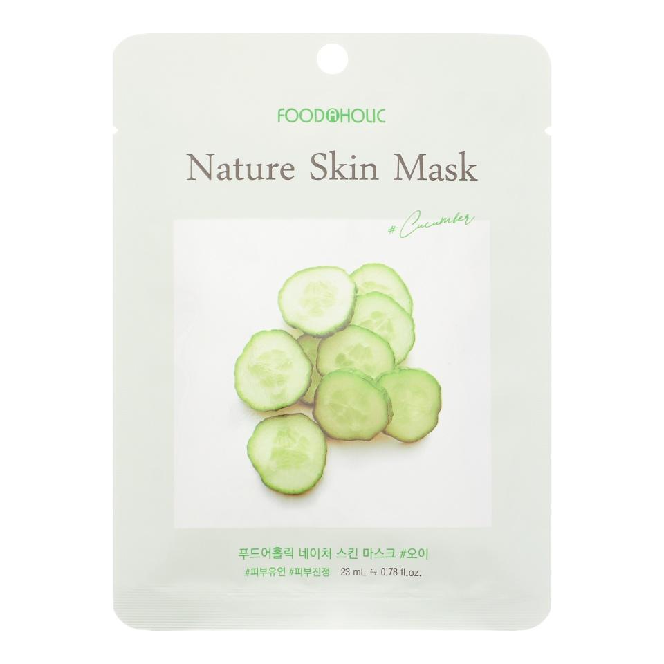 

FOODAHOLIC NATURE SKIN MASK #CUCUMBER Тканевая маска для лица с экстрактом огурца