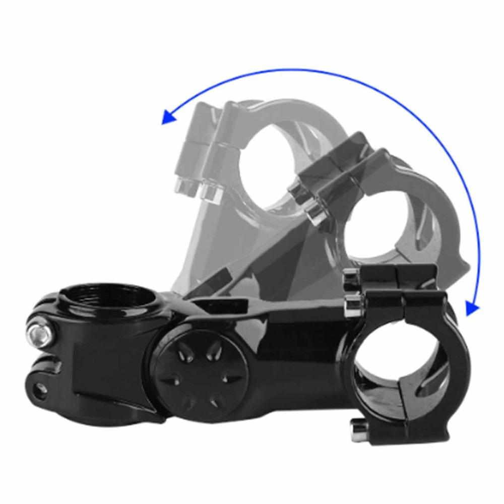 Verstellbarer Fahrradvorbau aus Aluminiumlegierung für 28,6 mm Gabelschaftrohr, 31,8 mm Lenkerverstellung