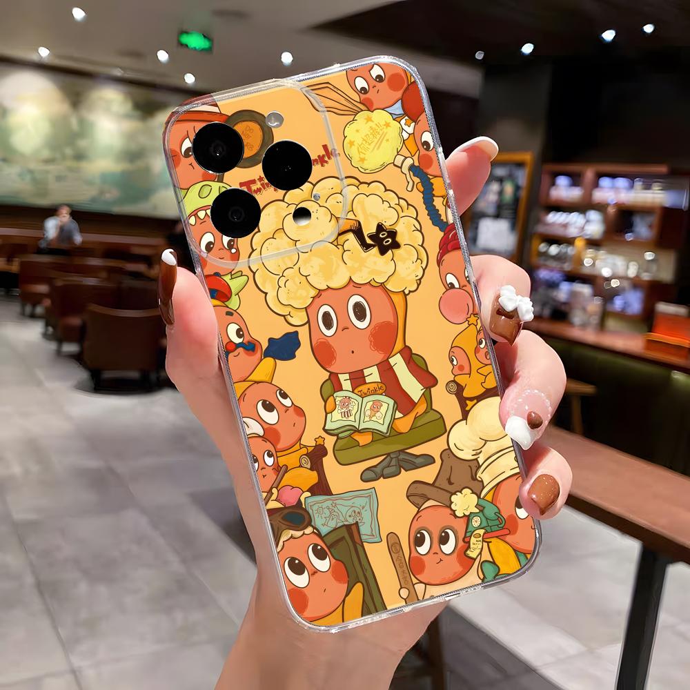 My T-twinkle Twinkle Phone Case For IPhone 17 Air 16 E 15 14 8 7 Plus 13 12 Mini 11 Pro Max Anti Transparent Drop Cover