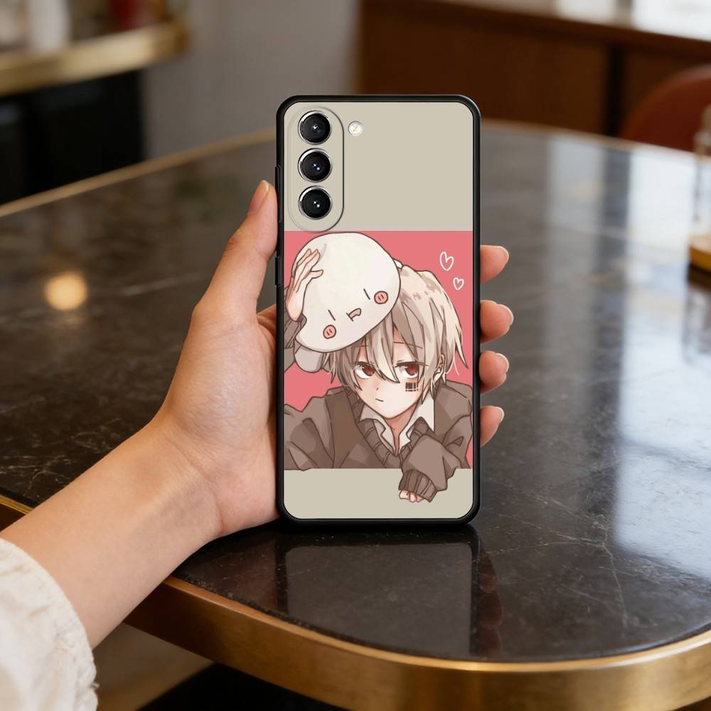 Singer M-Mafumafu Ctue Phone Case For Samsung S25,24,23,22,30,21,10,9,Ultra,Plus,Lite,FE,4,5 G Soft Black Case