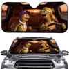 Creative Summer Aluminum Foil Car Windshield Sunshade