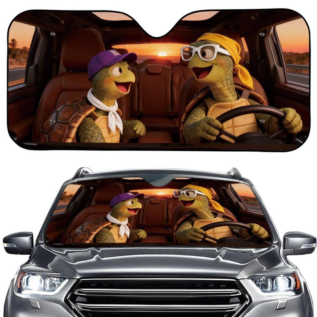 Creative Summer Aluminum Foil Car Windshield Sunshade