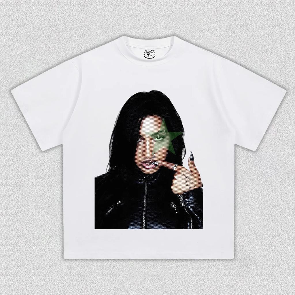 KATSEYE Hot Sale Peripherals Graphic Print T-shirts Women Unisex Fashion Cotton Tees Oversized Casual Streetwear Hip Hop Style Tops