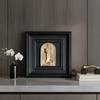 Sculptural Relief Square Framed Artwork Painting Contemporary Decor Geometric for Homeowners, Living Room, Entryway