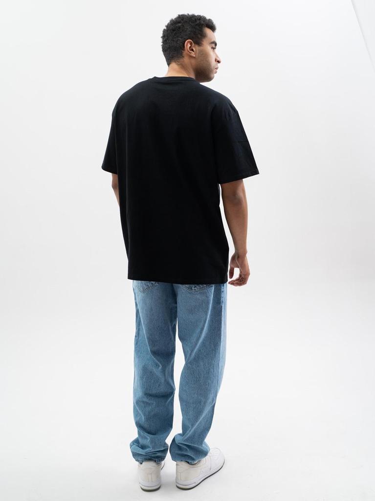 Lucky Dice LD Classic Men's Oversized Short Sleeve T-Shirt Black/Pink XL