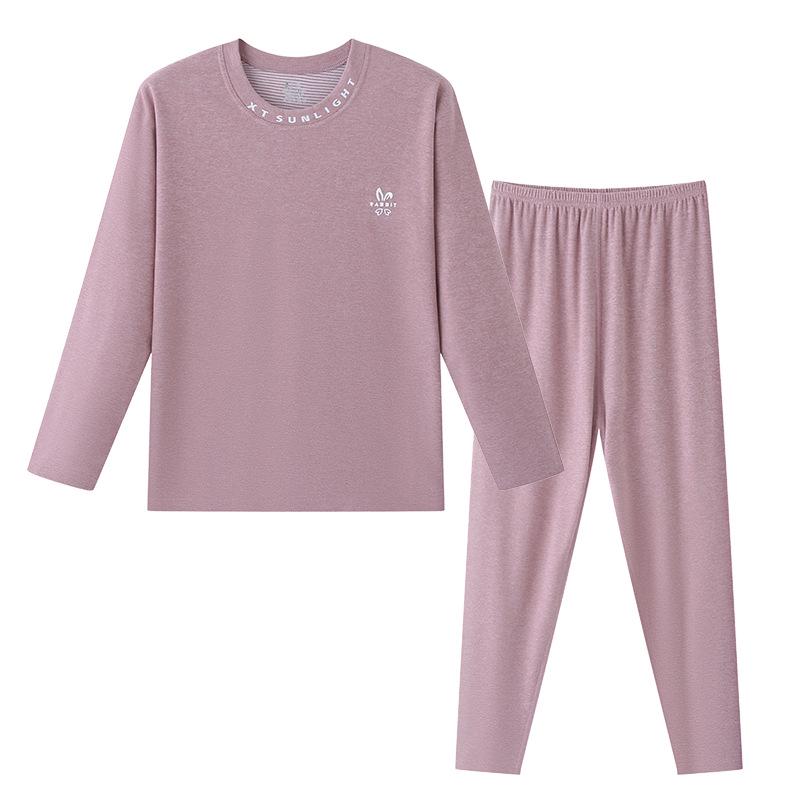 Cozy Fleece Plus-Size Kids' Thermal Set: Autumn Top & Trousers for Boys & Girls