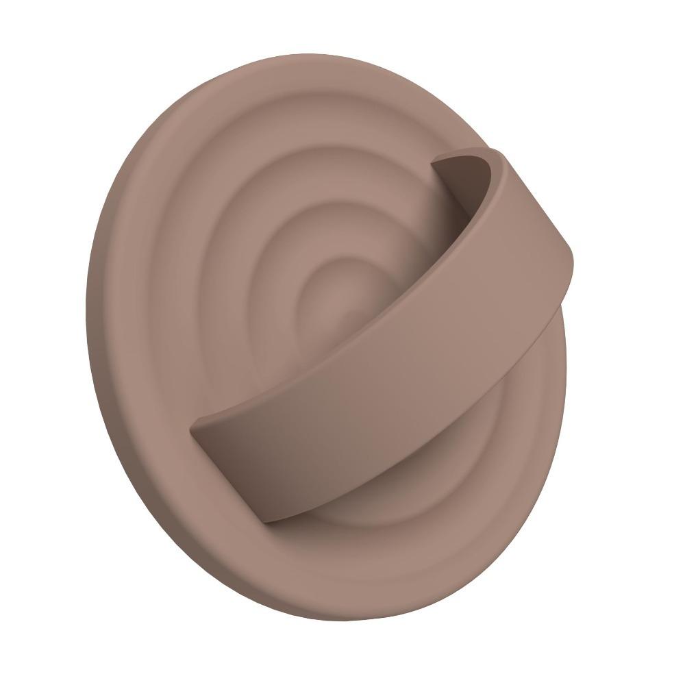 Universal Silicone Magnetic Phone Grip 360° Rotation Solid Color Finger Loop Grip Portable Soft Phone Ring Holder For MagSafe