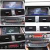 Carbon Fiber Style Center Console Trim Sticker for BMW X5 X6 E70 E71 Interior Panel
