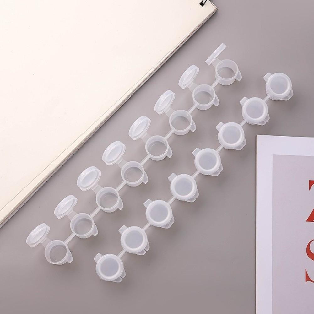 5Strips 2/3/5ml 2ml/3ml/5ml Empty Joint Pigment Box Mini Paint Container  for Paintings Art