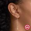 Fashion Jewelry 925 Sterling Silver Tassel Chain Earring Piercing Jewelry for Women 18K Gold Plated 925 Silver Earring