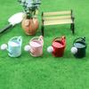 Simulated 1/12 Dollhouse Miniature Watering Can Lifelike Watering Can Ornament  Gift