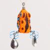 2.7CM/3.2G Mini Soft Frog Lure with Weedless Hook Spinner Blade PVC Artificial