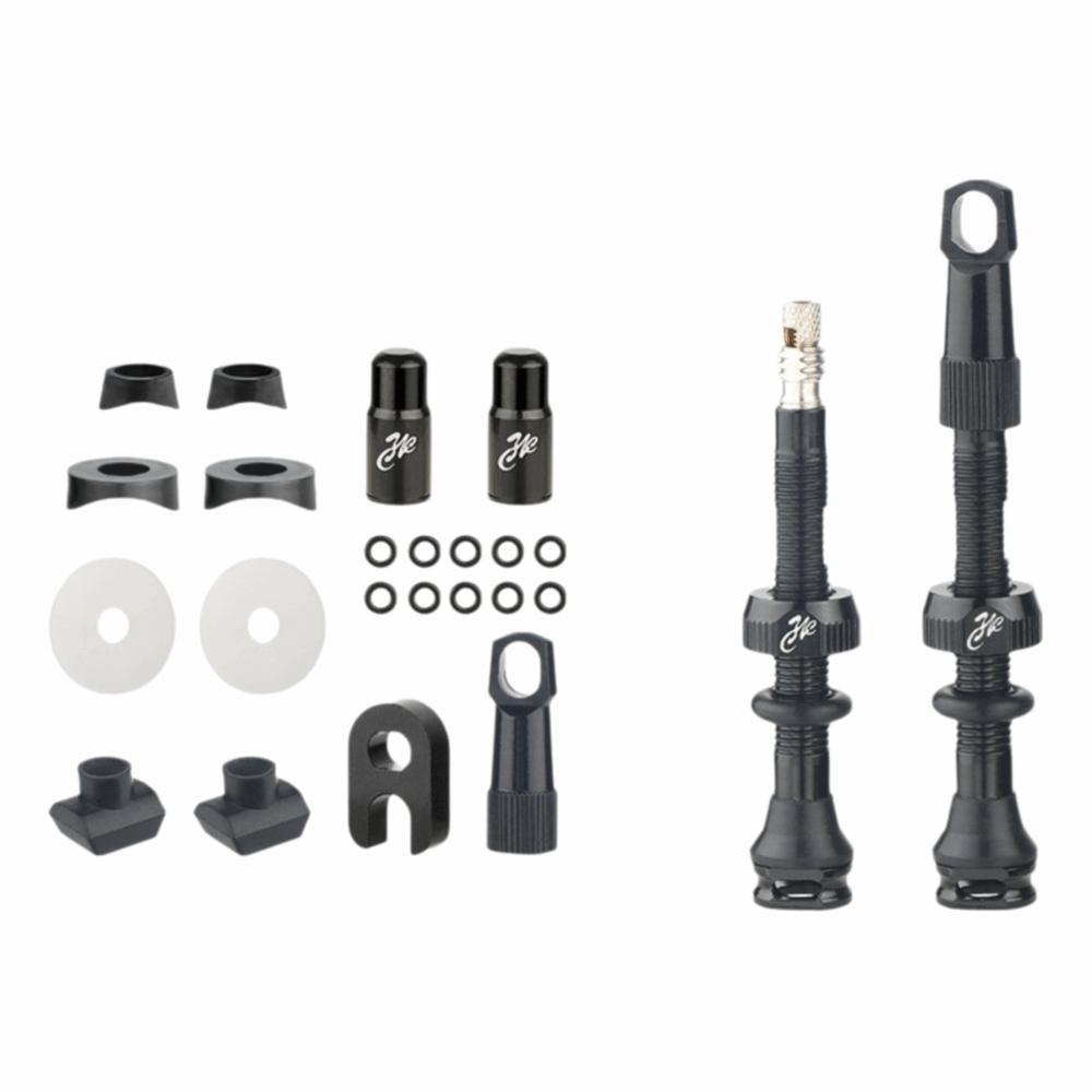 40/50/65/80mm Fahrrad Tubeless Reifenventil F/V Nippel Abnehmbarer Messingkern Fahrradreifenventile Carbonfelge Presta Ventile