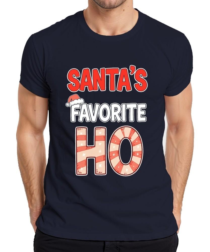 Santas Favorite Ho Funny Christmas Santa Party Gift Unisexs Tshirt