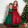 Tulle Red Christmas Dresses for Girls Formal Bridesmaids Wedding Party Princess Prom Girl Dress Flower Birthday Costume 5-14 Yrs