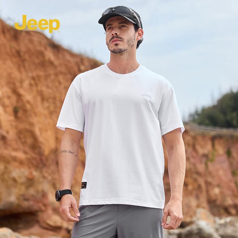 Jeep Men's American Style Breathable Short Sleeve T-Shirt